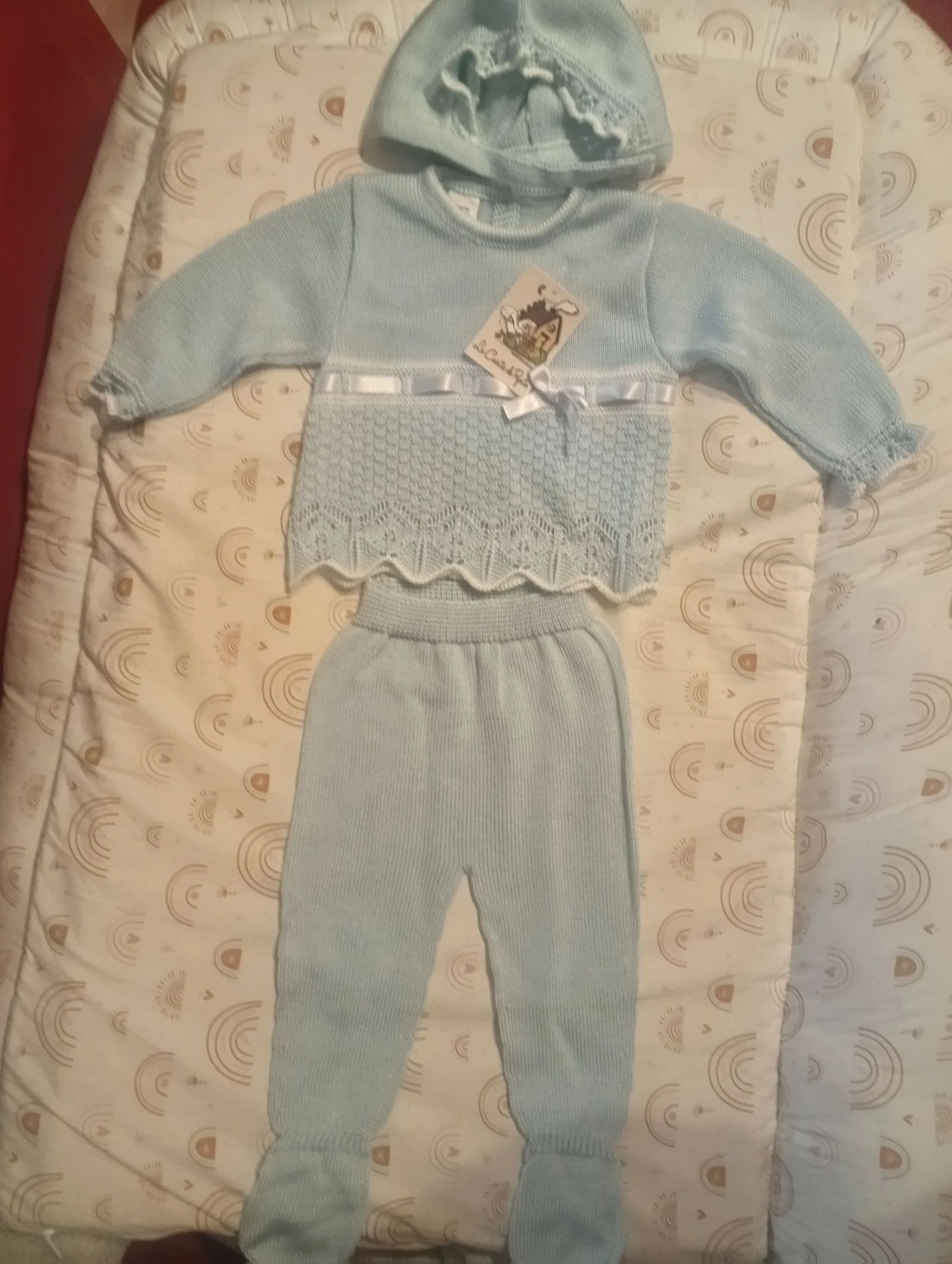 Conjunto de bebé acrílico